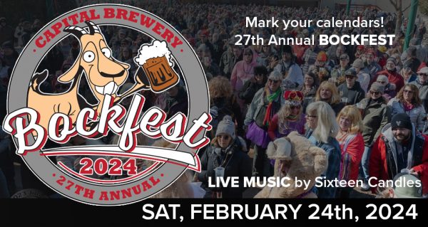 A poster for the Middleton Bockfest, a winter festival celebrating the capital brewing.